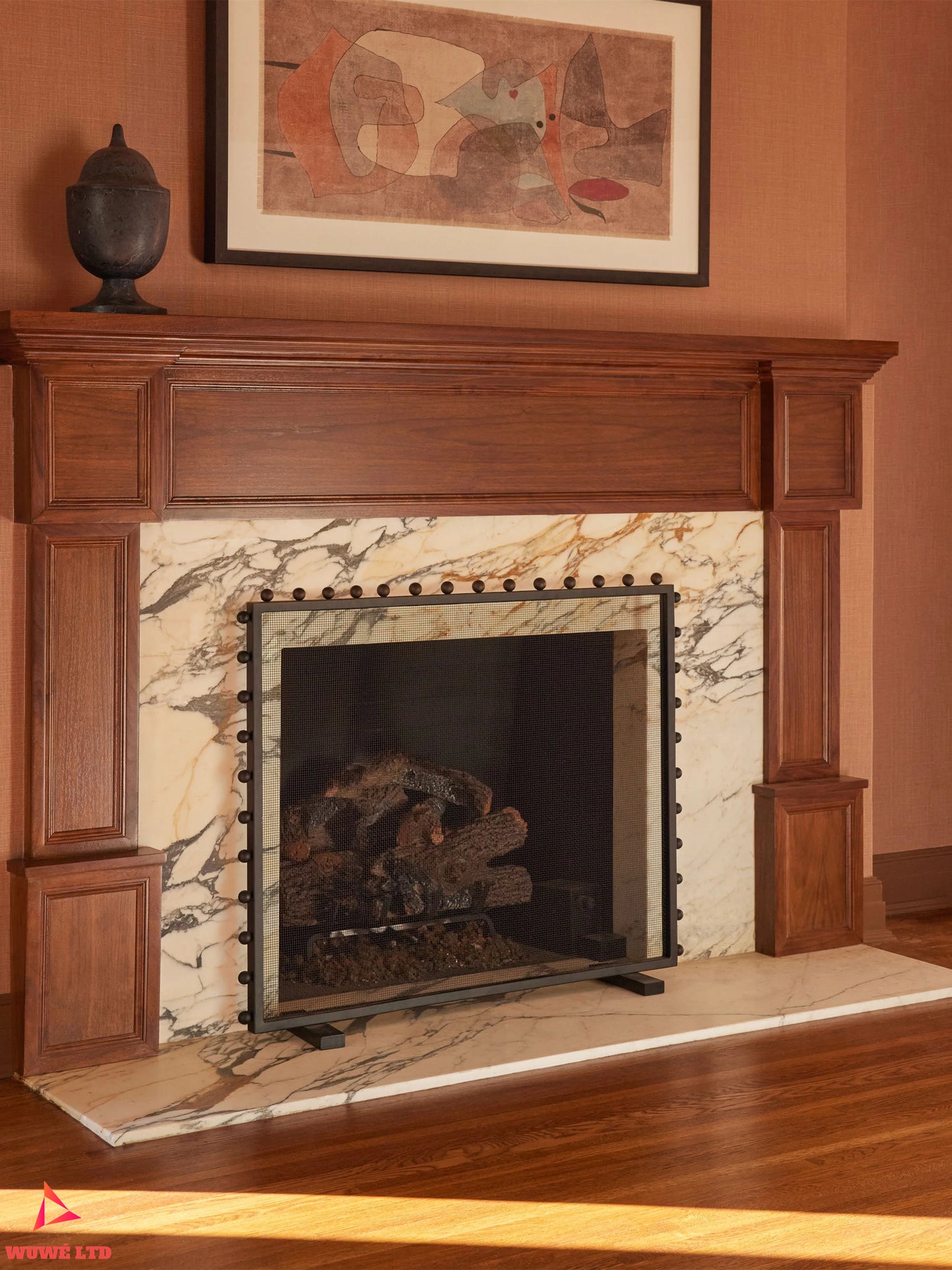 Fireplace screen