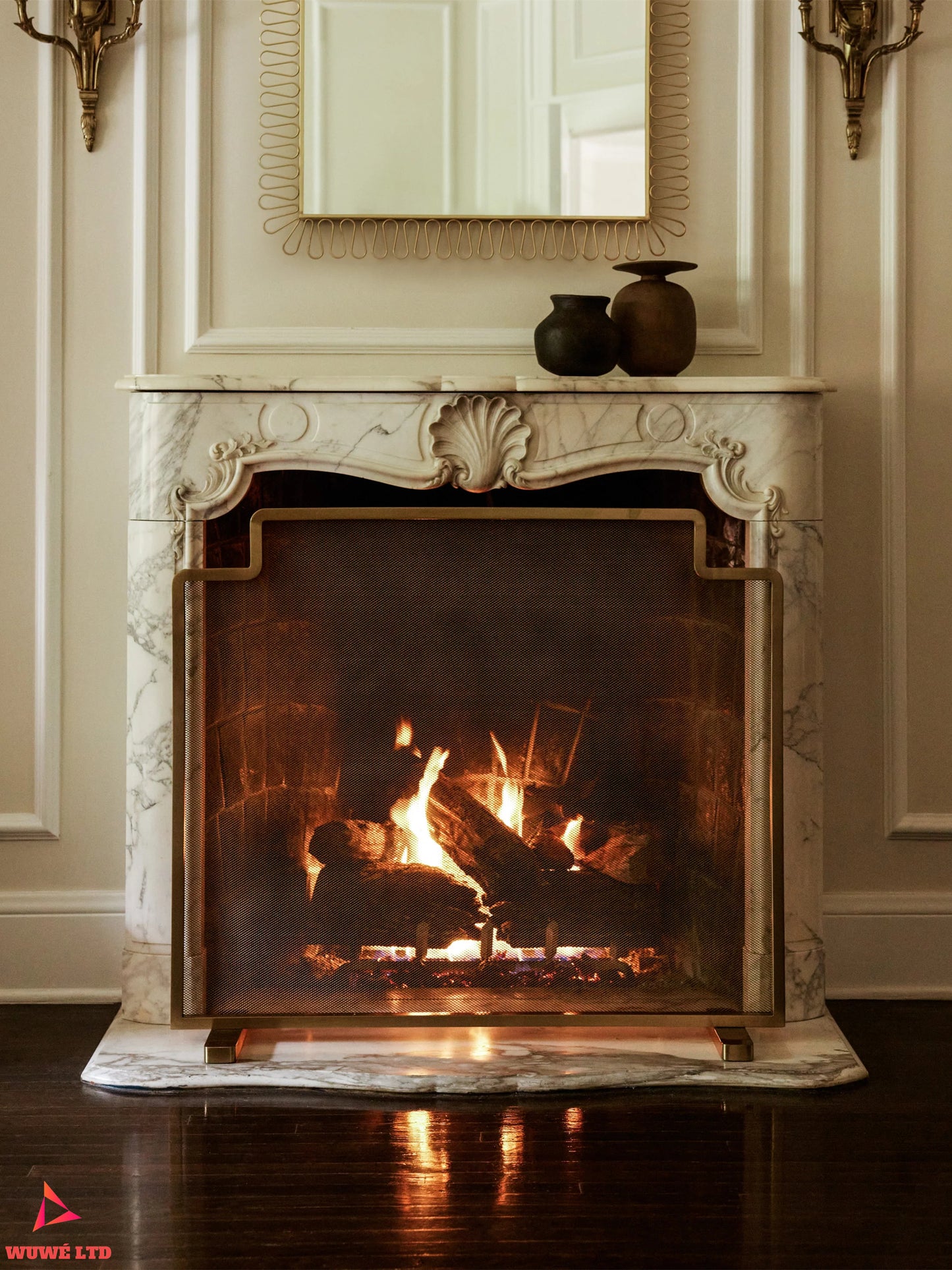Stainless Steel Fireplace Screen