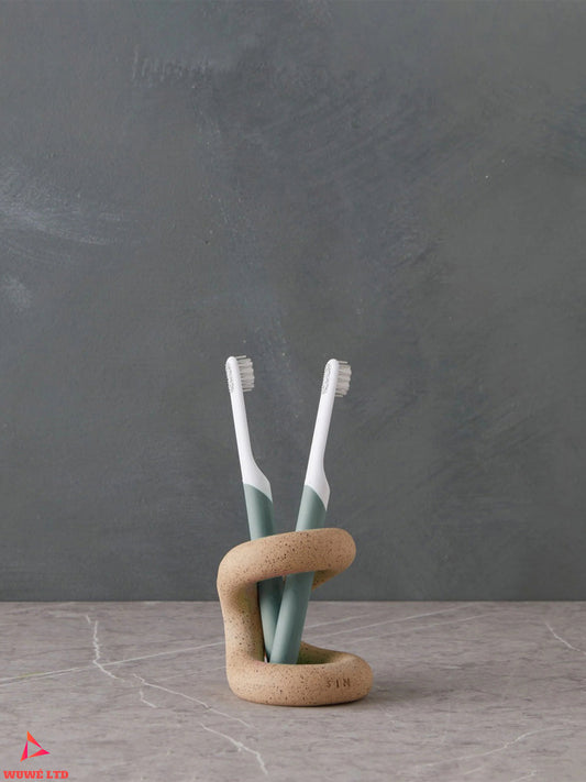 Wooden Toothbrush Holder